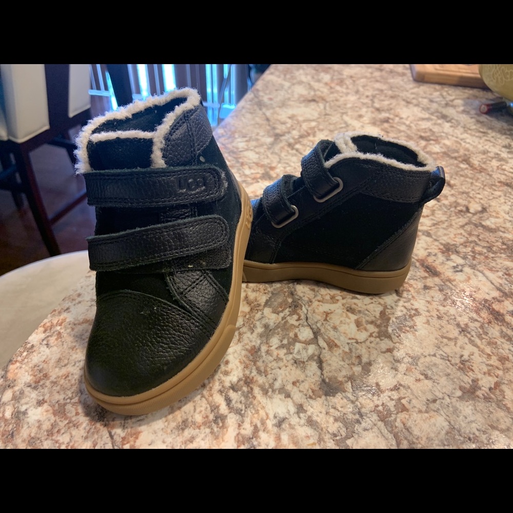 UGG Baby leather suede boots